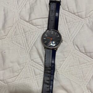 Ted baker Black and Blue Watch with Silver Accents needs new  Men and woman